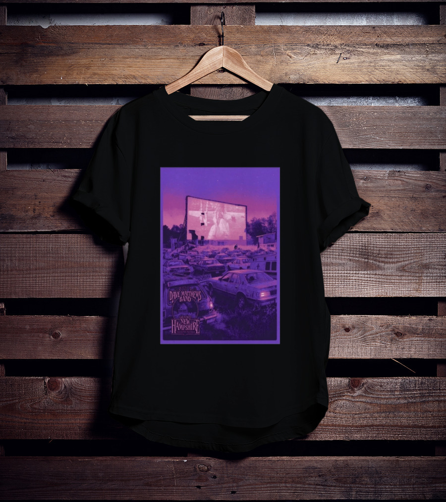 Dave Matthews Band Drive In Concert Gilford New Hampshire July 14 2026 T-Shirt