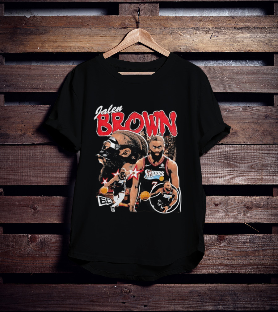 Jaylen Brown Philadelphia 76ers NBA Basketball ECC T-Shirt