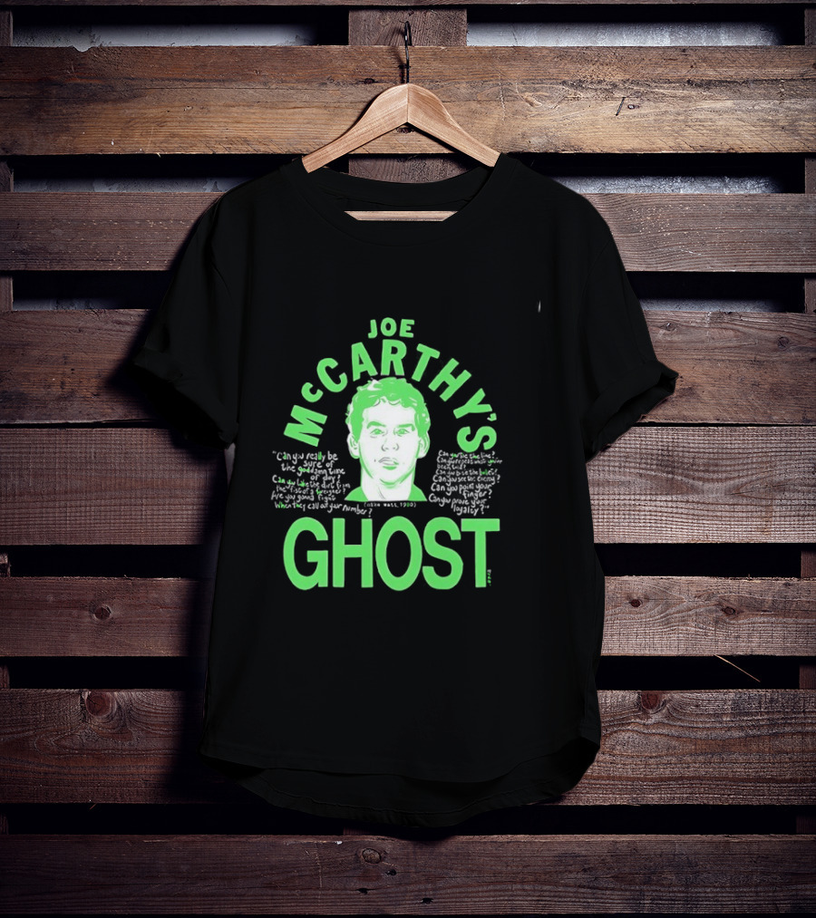 Joe McCarthy's Ghost Mike Watt 1980 Minutemen Punk Rock T-Shirt