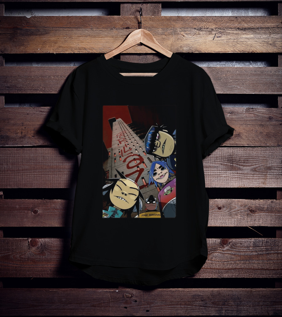 GORILLAZ Trellick Tower Characters The Brood T-Shirt