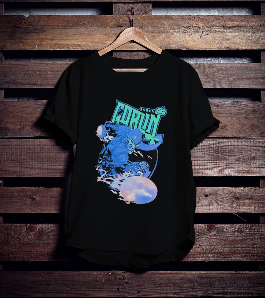 Green Goblin Pumpkin Marvel Comic Book Character Villain T-Shirt