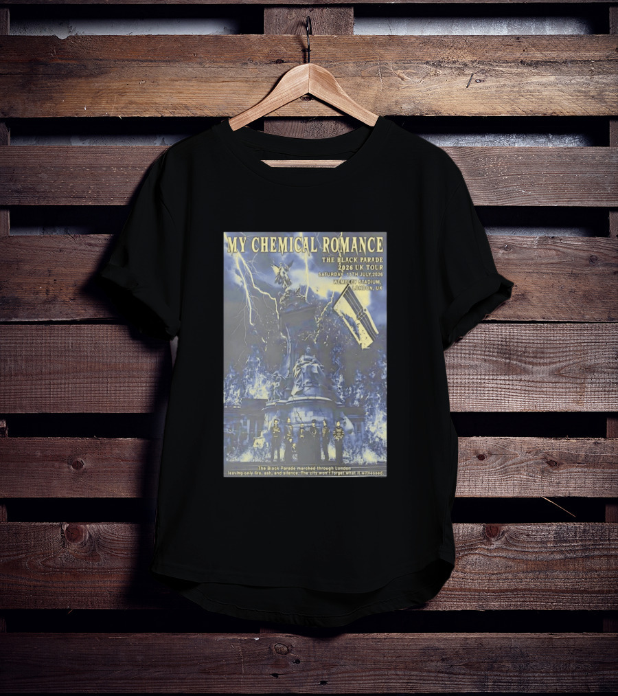 My Chemical Romance Black Parade 2026 UK Tour Wembley Stadium London T-Shirt