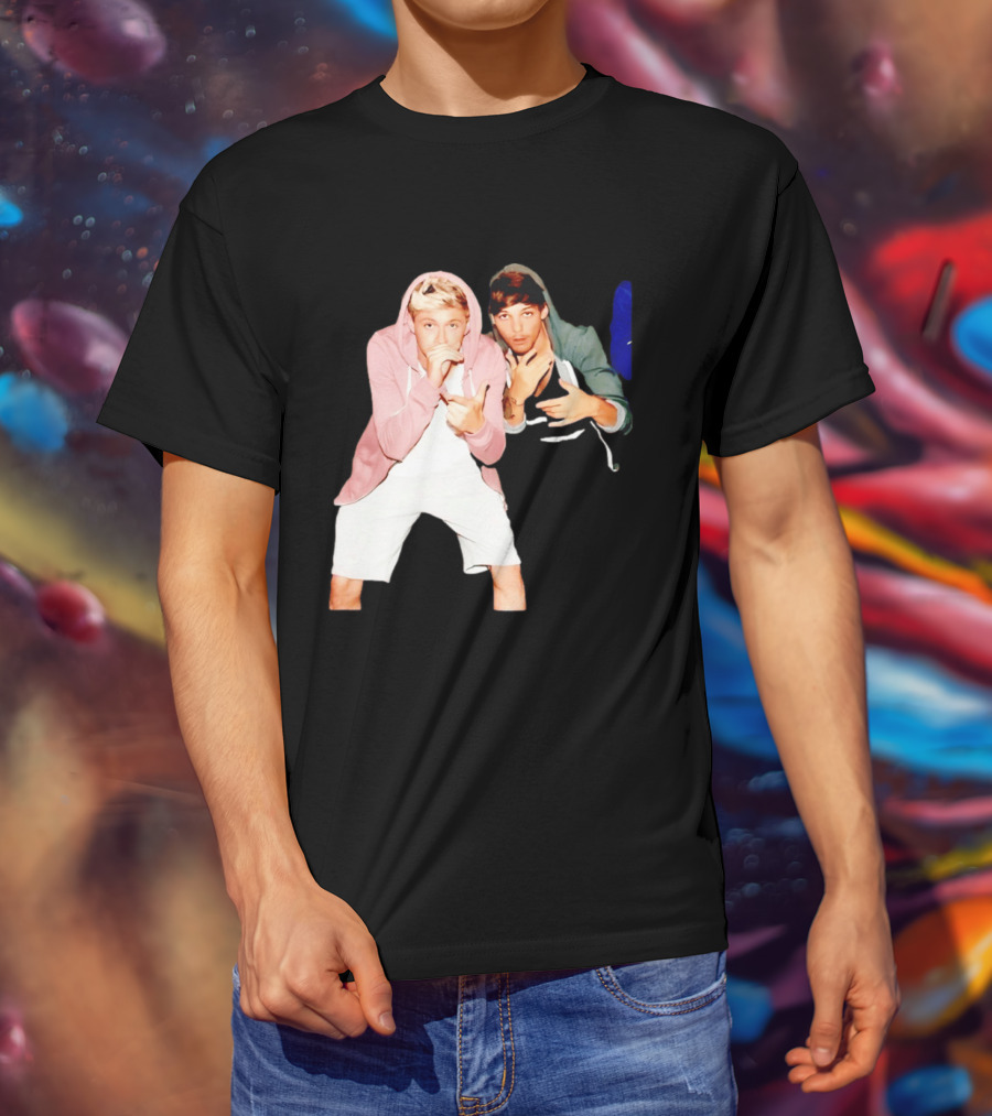 Niall Horan Louis Tomlinson One Direction Pose T-Shirt