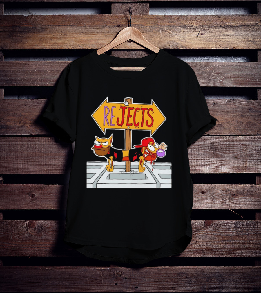 Nickelodeon CatDog Tough Guys Rejects Sign T-Shirt