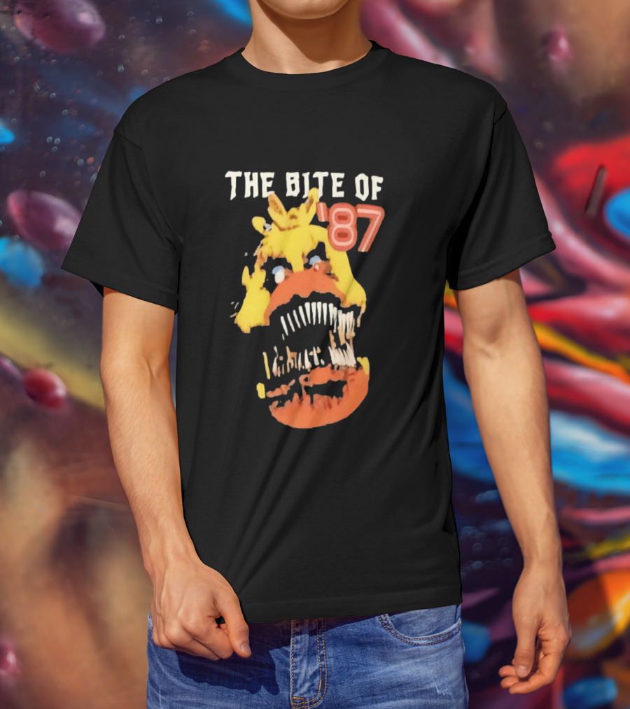 The Bite Of '87 Nightmare Chica Five Nights At Freddy's T-Shirt