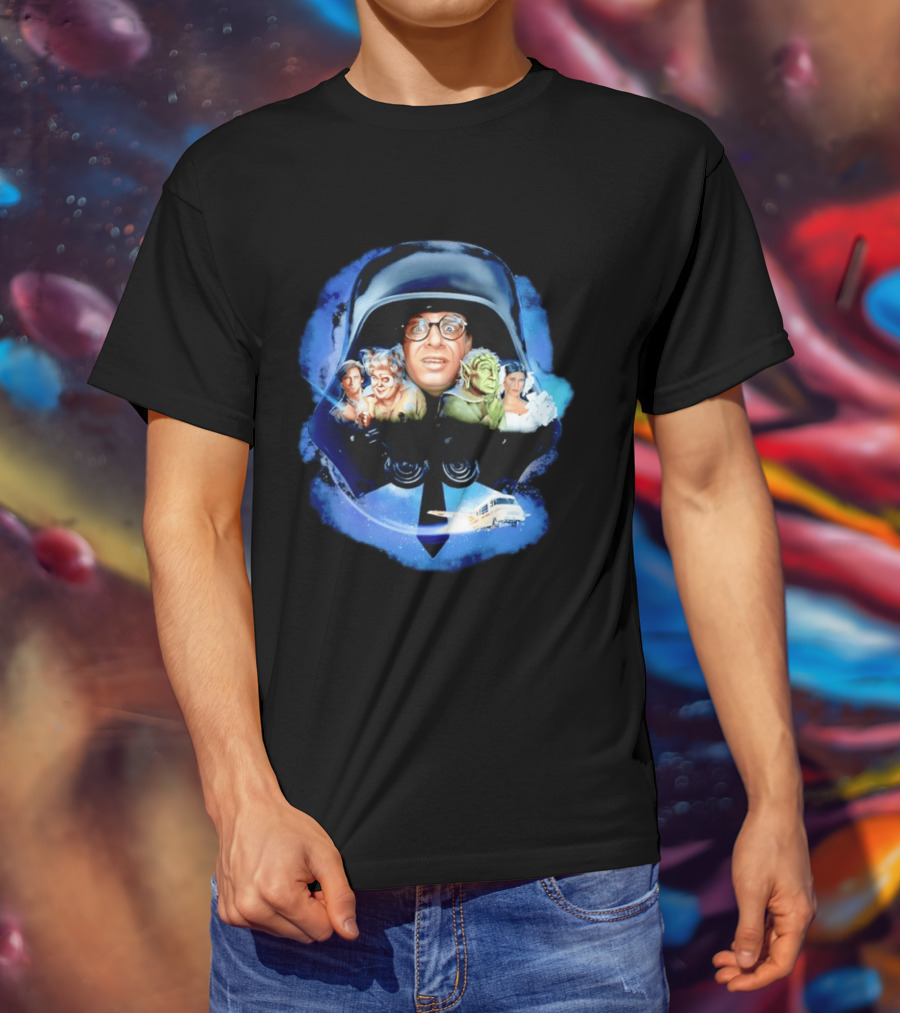 Spaceballs 2 Dark Helmet Rick Moranis Sci Fi Comedy Movie Cast Spaceship T-Shirt