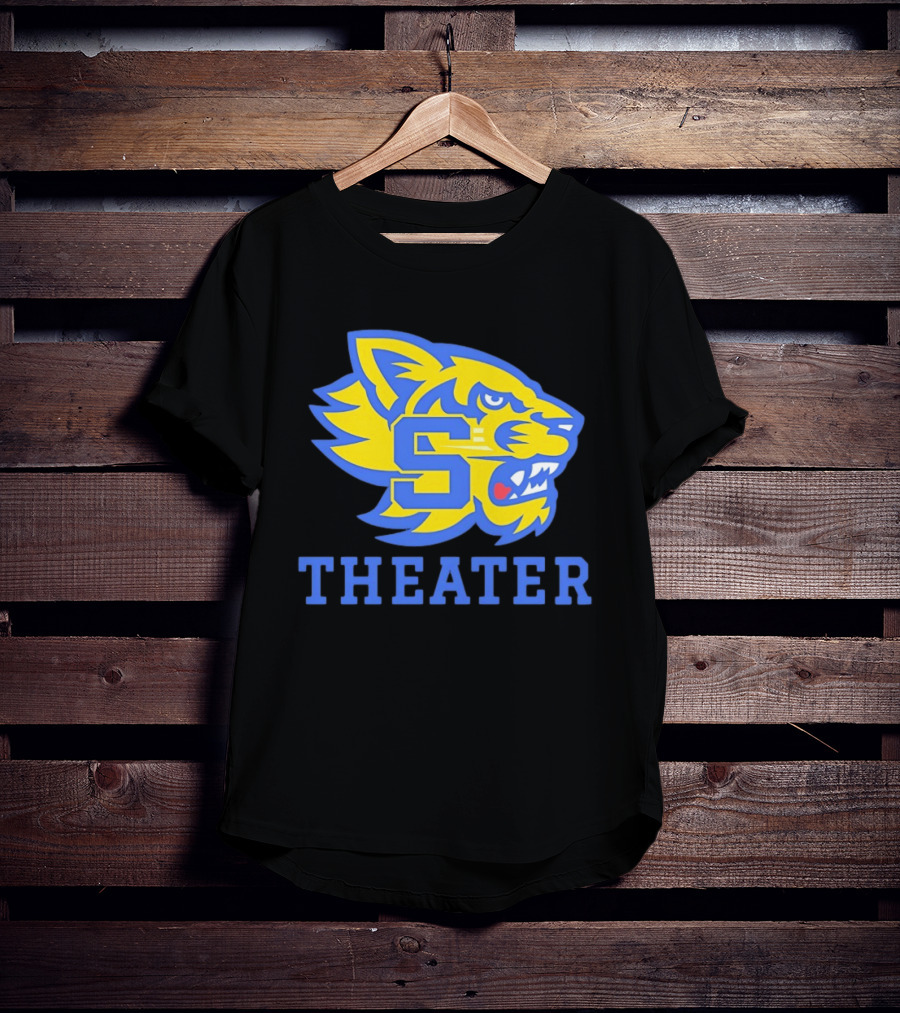 Sweetwater High School Theater Wildcat Head S T-Shirt