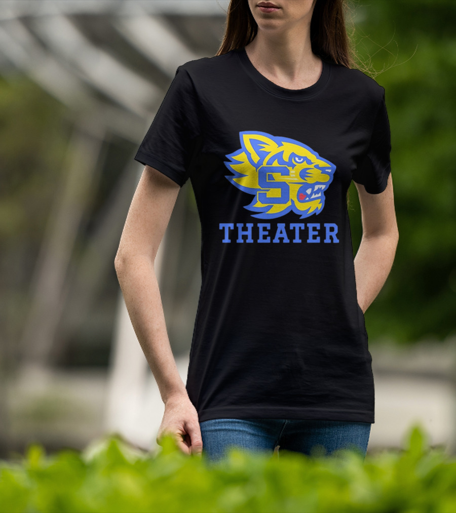 Sweetwater High School Theater Wildcat Head S T-Shirt