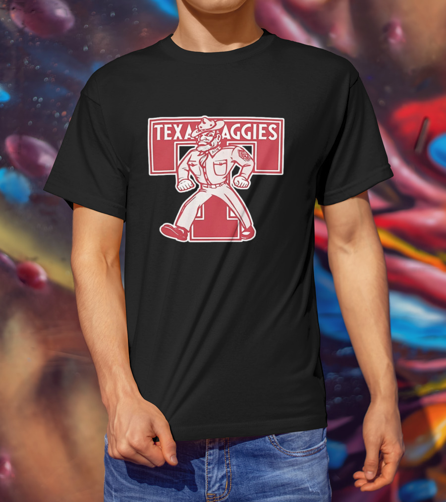 Texas Aggies Reveille Station Old Sarge AMT T-Shirt