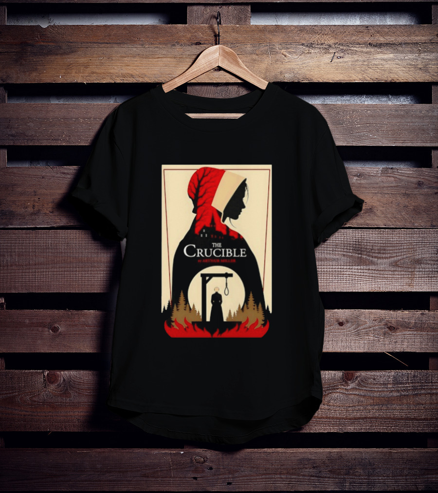 The Crucible By Arthur Miller Salem Witch Trials Hanging Scene T-Shirt