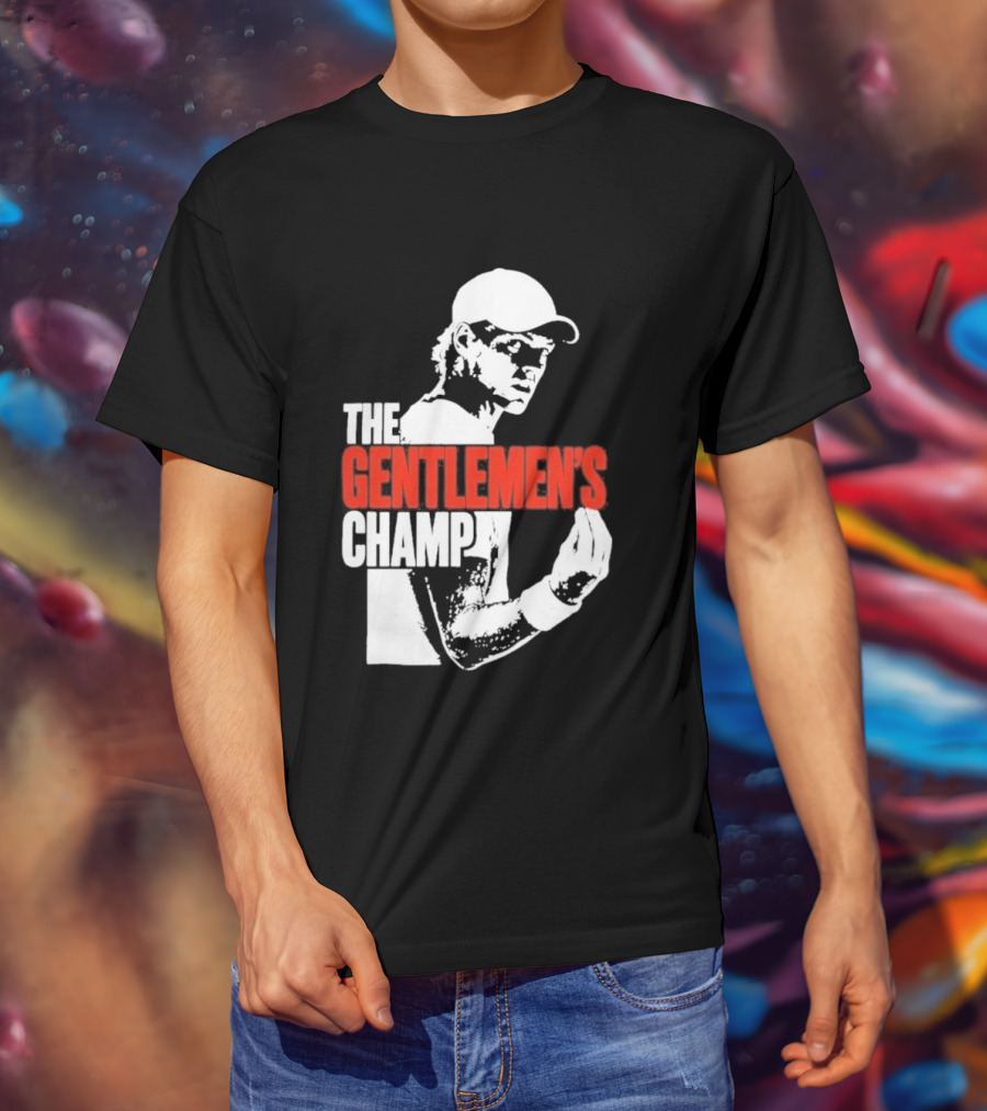 The Gentlemen's Champ Jannik Sinner Italian Gesture T-Shirt
