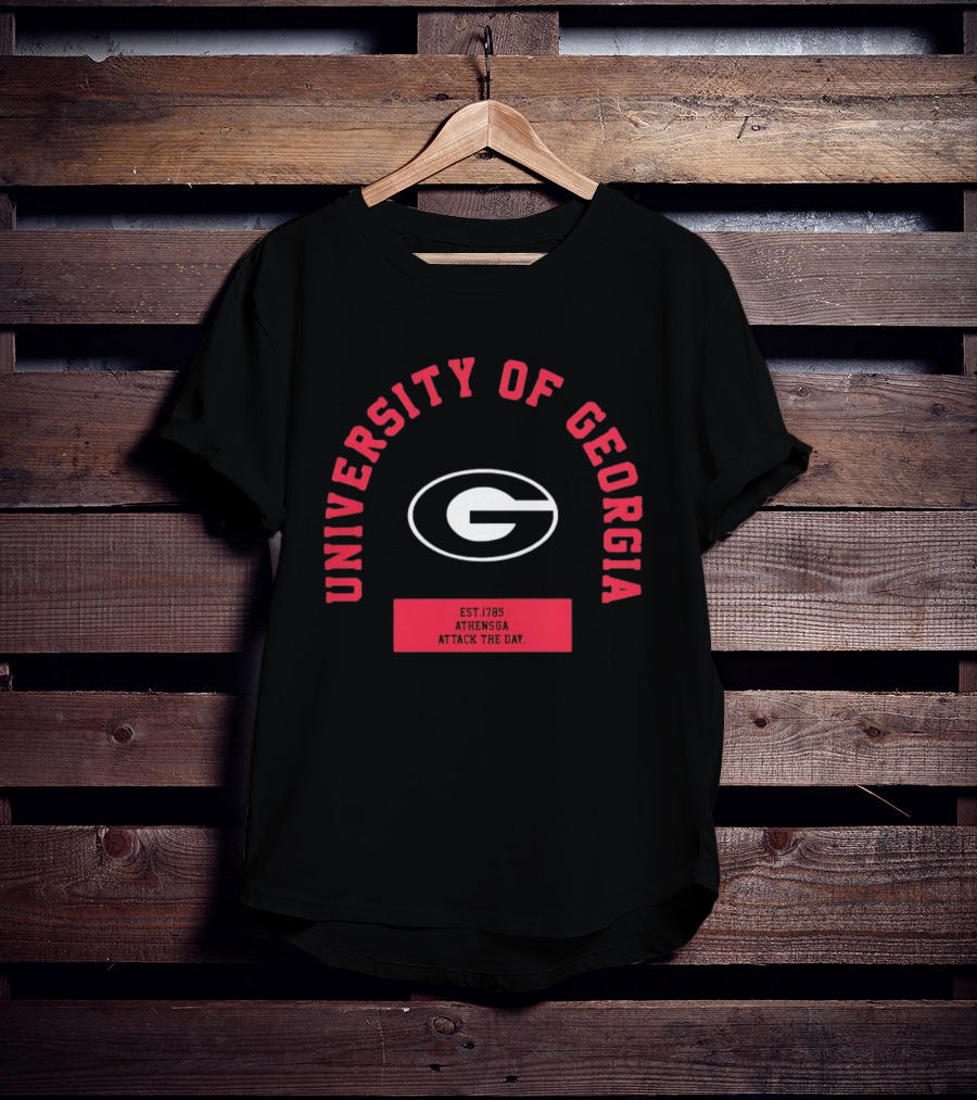 University Of Georgia Athens GA Bulldogs Attack The Day Est 1785 T-Shirt