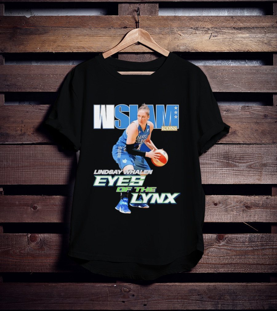 WSLAM Icons Lindsay Whalen Eyes Of The Lynx Mayo Basketball T-Shirt