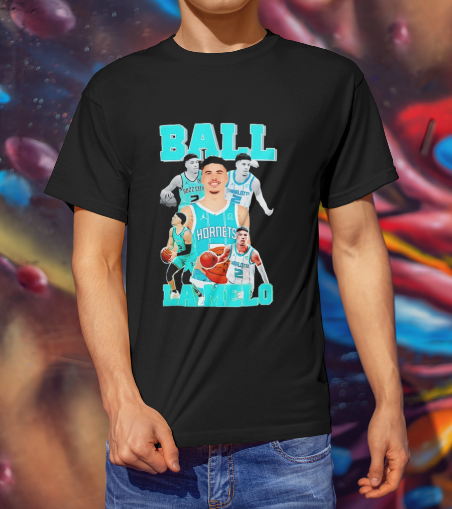 LaMelo Ball Hornets Buzz City Charlotte NBA T-Shirt