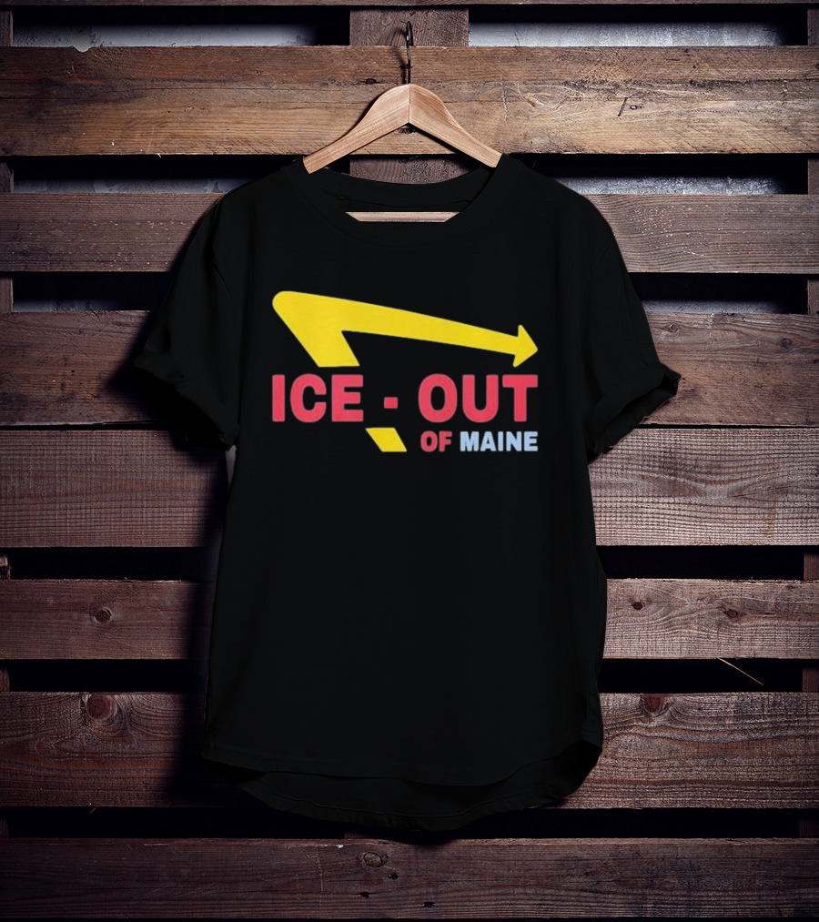 Ice Out Of Maine 2026 Arrow T-Shirt