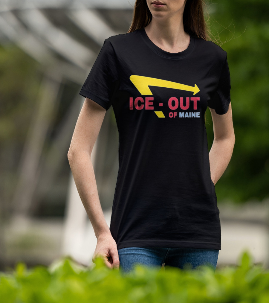 Ice Out Of Maine 2026 Arrow T-Shirt