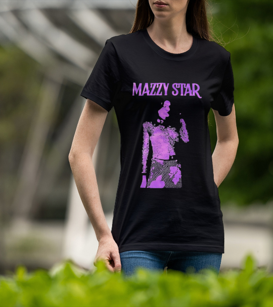 Mazzy Star Hope Sandoval Purple Aesthetic Alternative Rock T-Shirt