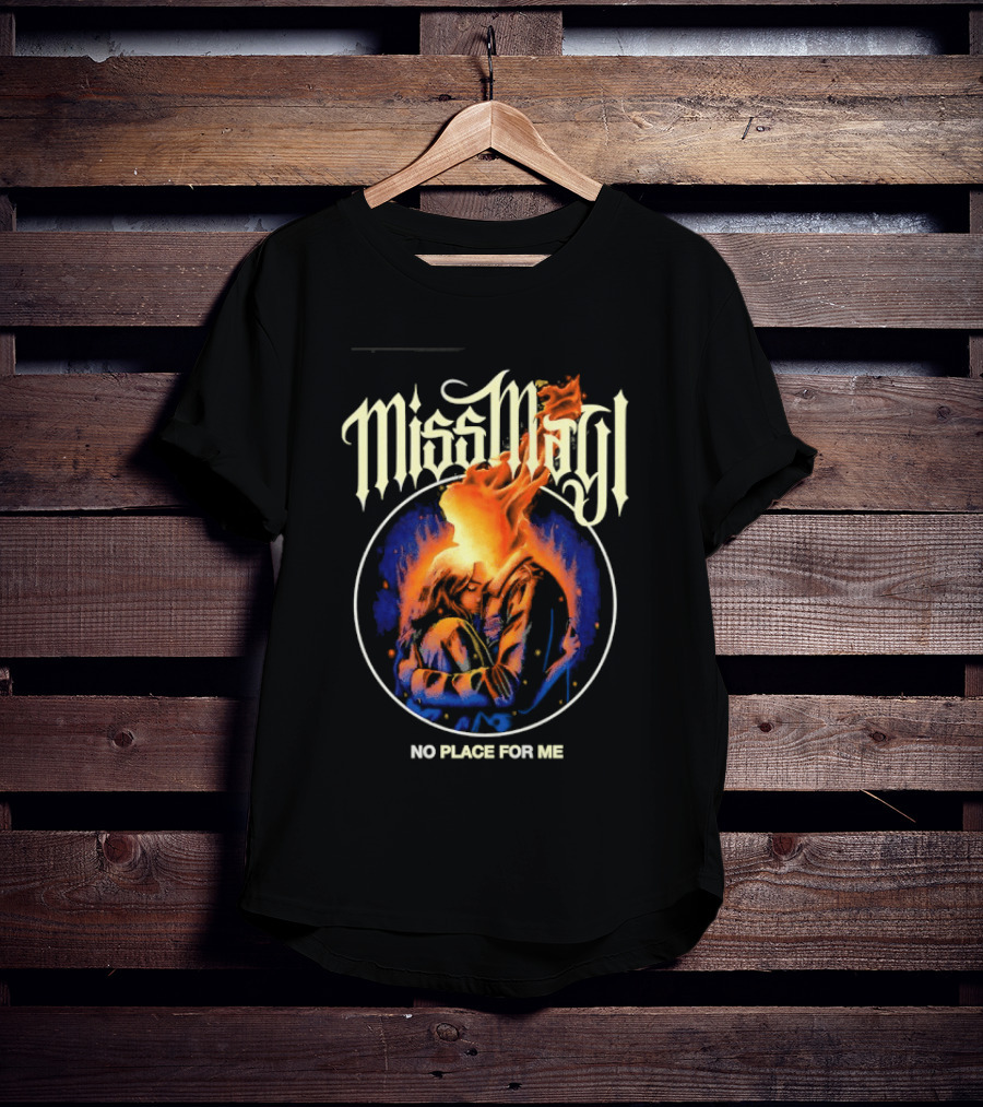 Miss May I No Place For Me Metalcore Band Fiery Circle T-Shirt