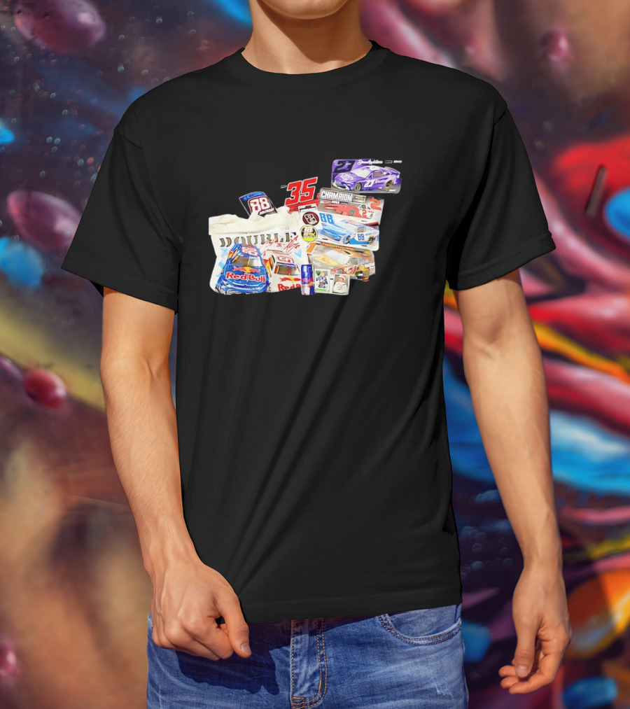 NASCAR Bubba Wallace Red Bull Racing 88 Double Champion 35 Collection T-Shirt
