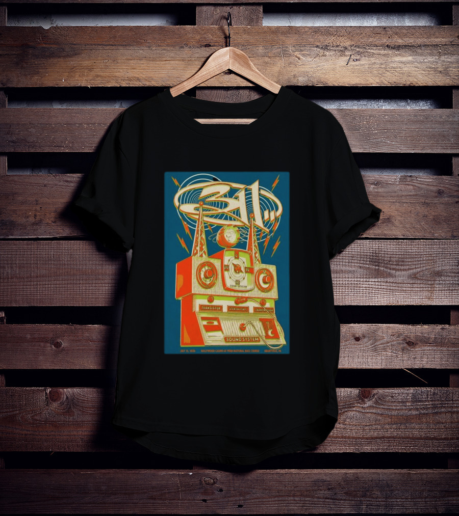 311 Grantville PA July 25 2026 Hollywood Casino Sound System T-Shirt