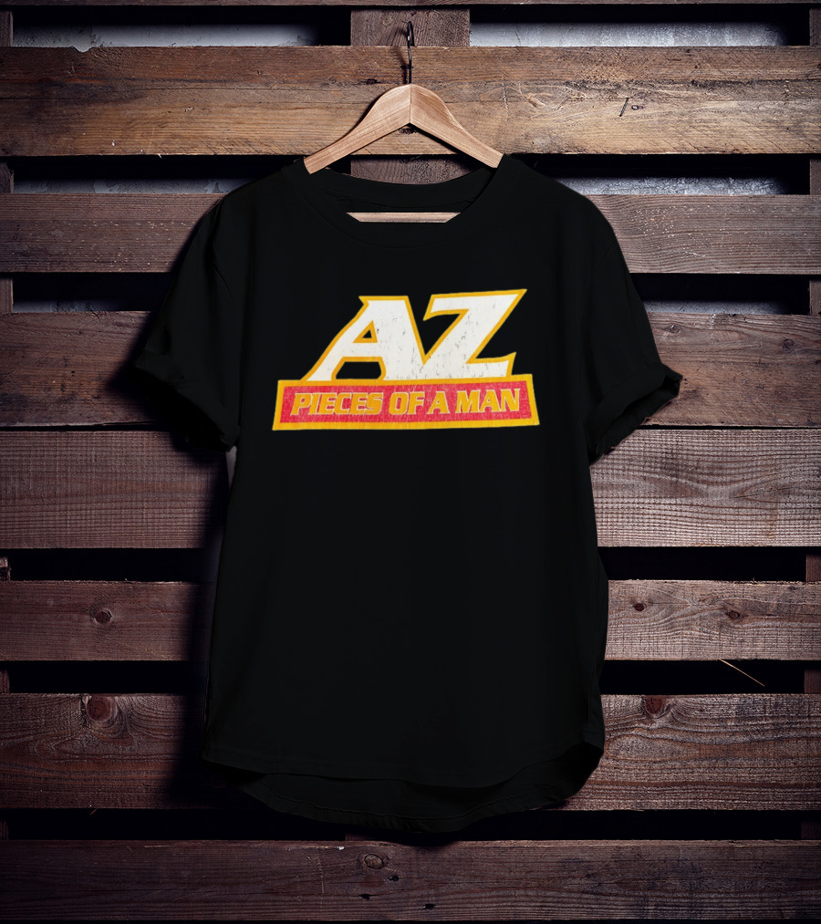 AZ Pieces Of A Man Distressed Hip Hop 90s Rap T-Shirt