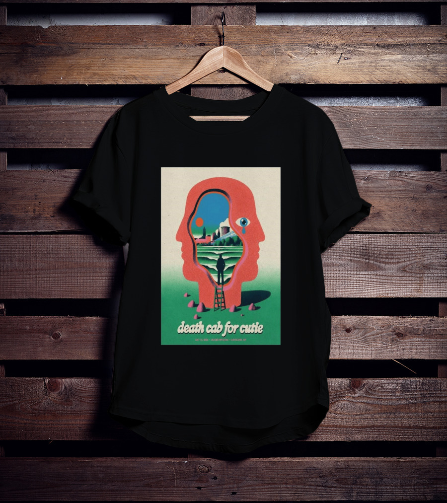 Death Cab For Cutie July 15 2026 Jacobs Pavilion Cleveland OH Tour T-Shirt