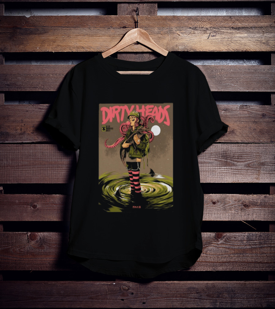 Dirty Heads Jul 15 2026 Hollywood Casino Penn National Race Course Grantville PA Anime Style Octopus T-Shirt