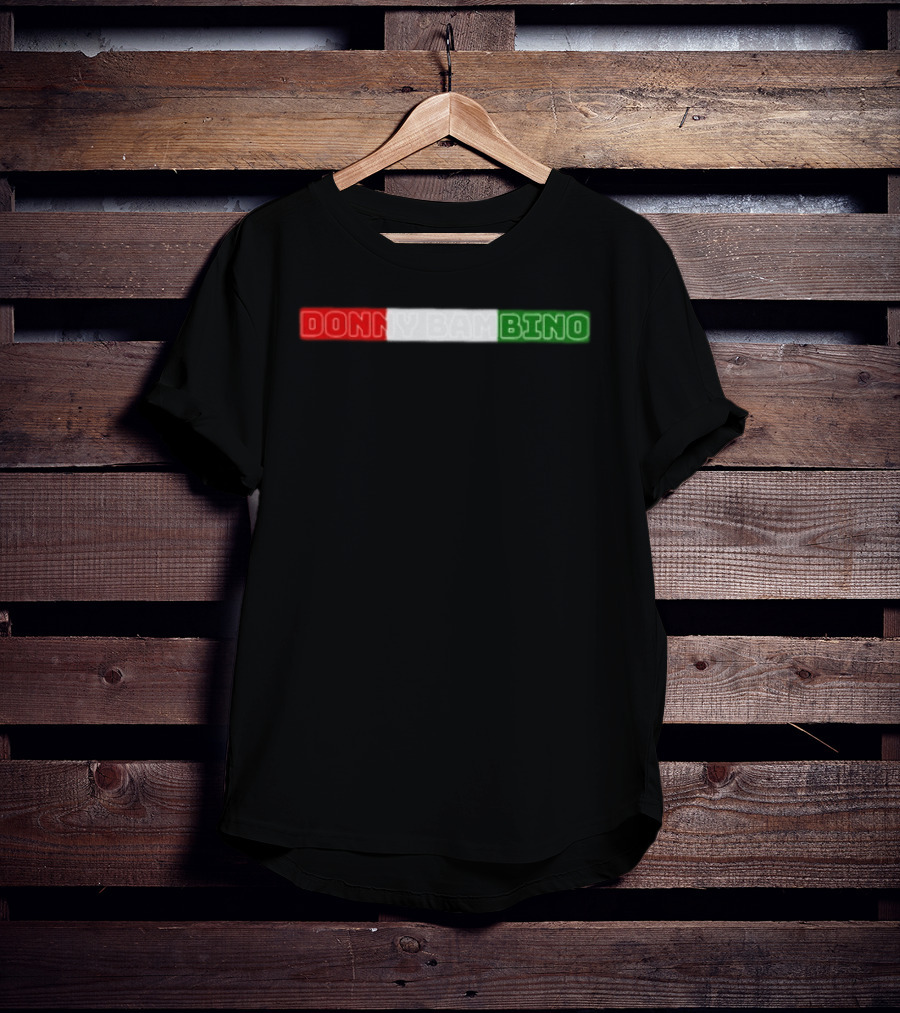 Donny Bambino Italian Flag T-Shirt