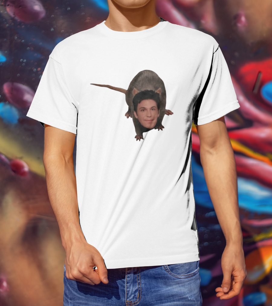 Ben Affleck Rat Meme Face Mashup T-Shirt