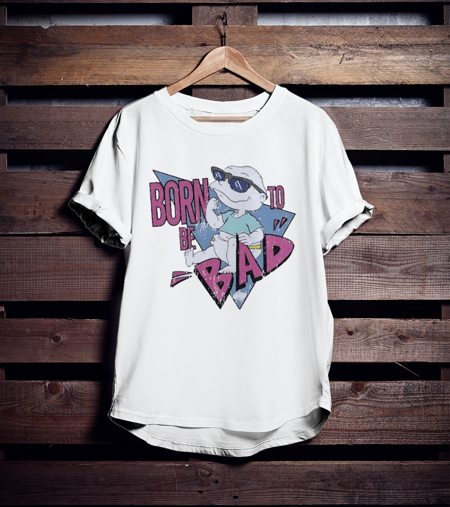 Born To Be Bad 90s Cartoon Baby Sunglasses T-Shirt