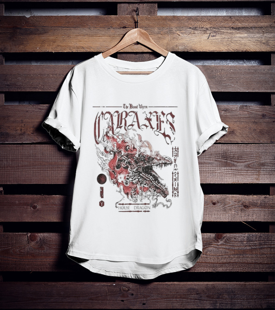 Caraxes House Of The Dragon The Blood Wyrm Fantasy Beast T-Shirt