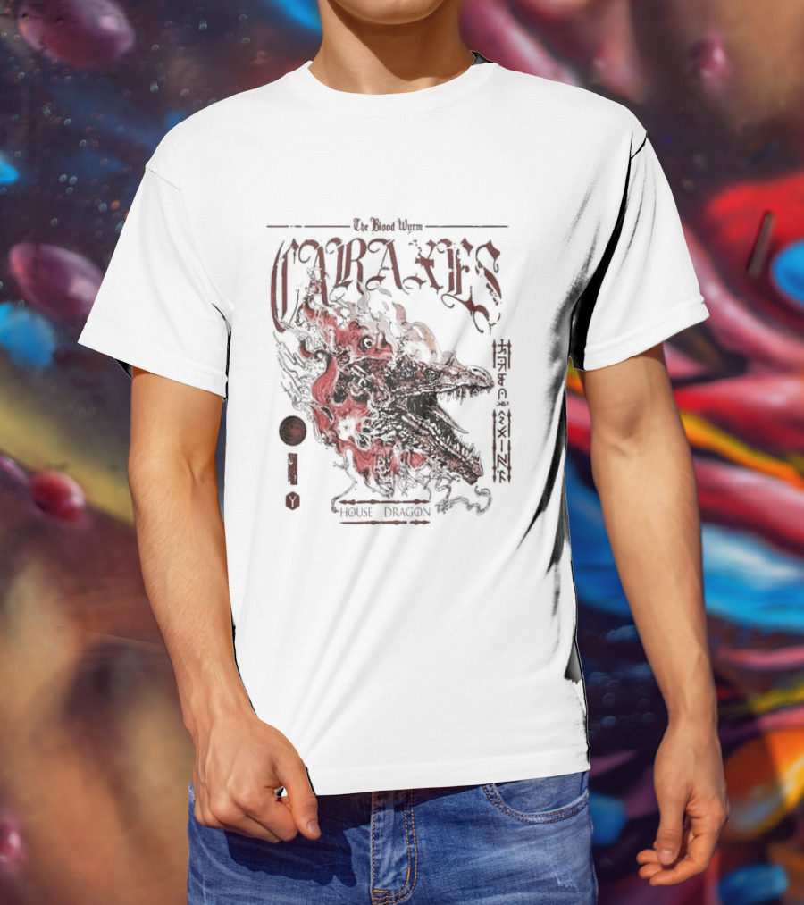 Caraxes House Of The Dragon The Blood Wyrm Fantasy Beast T-Shirt