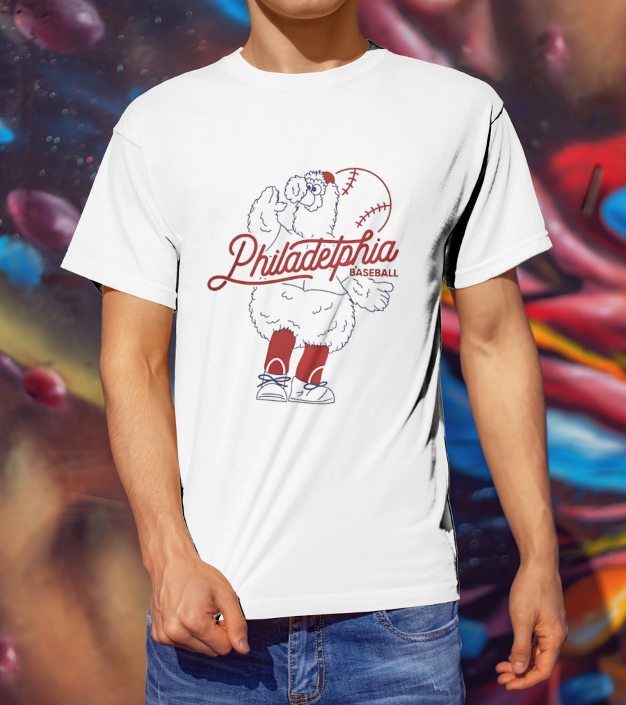 Philadelphia Phillies Phillie Phanatic Baseball T-Shirt