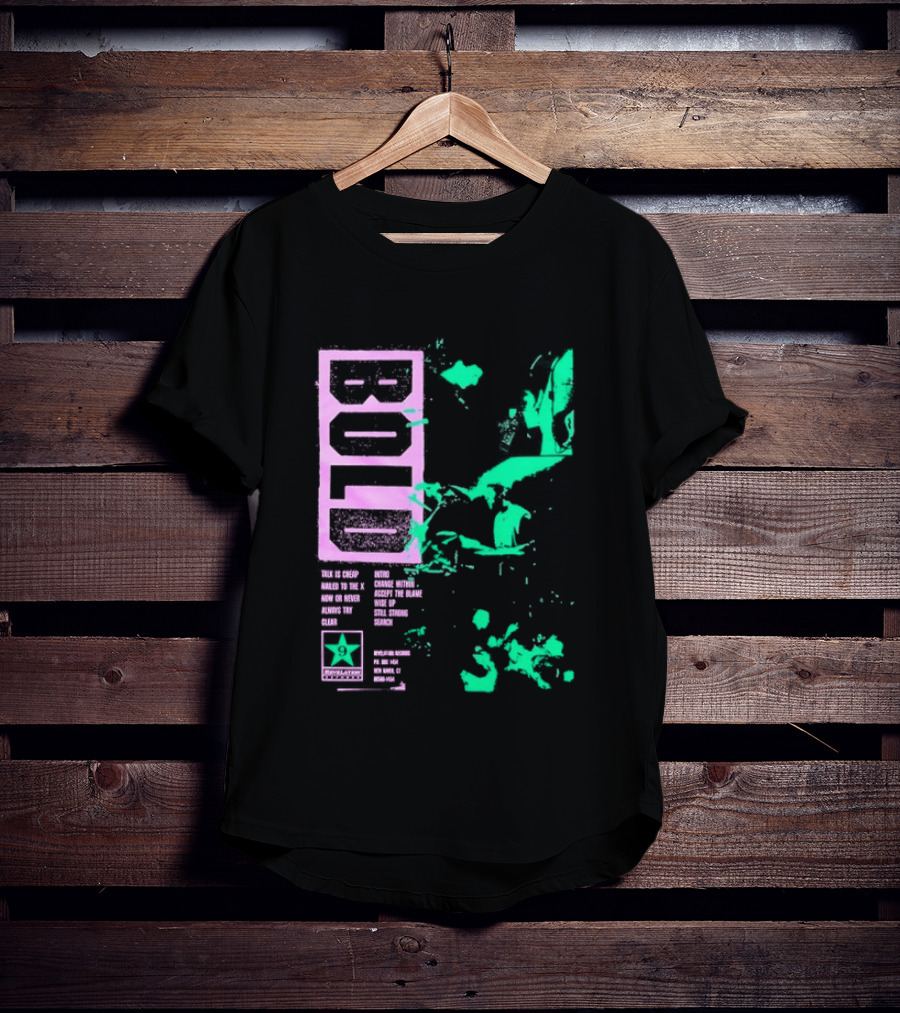 Revelation Records Talk Is Cheap Nailed To The X Positive Scene Unity Hardcore Punk T-Shirt