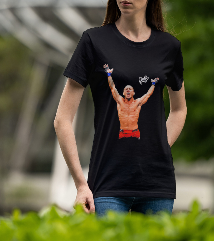 Ryan Hall UFC 2026 Victory Celebration Champion Pose T-Shirt