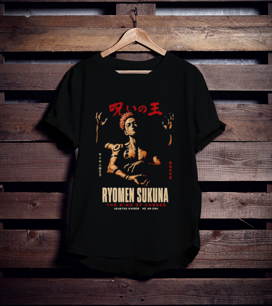 Ryomen Sukuna The King Of Curses Jujutsu Kaisen Cursed Heian Era T-Shirt