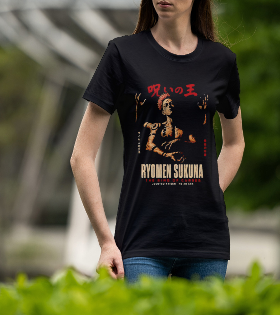 Ryomen Sukuna The King Of Curses Jujutsu Kaisen Cursed Heian Era T-Shirt