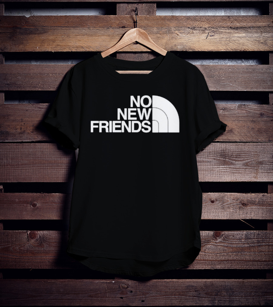 Saosin No New Friends North Face T-Shirt