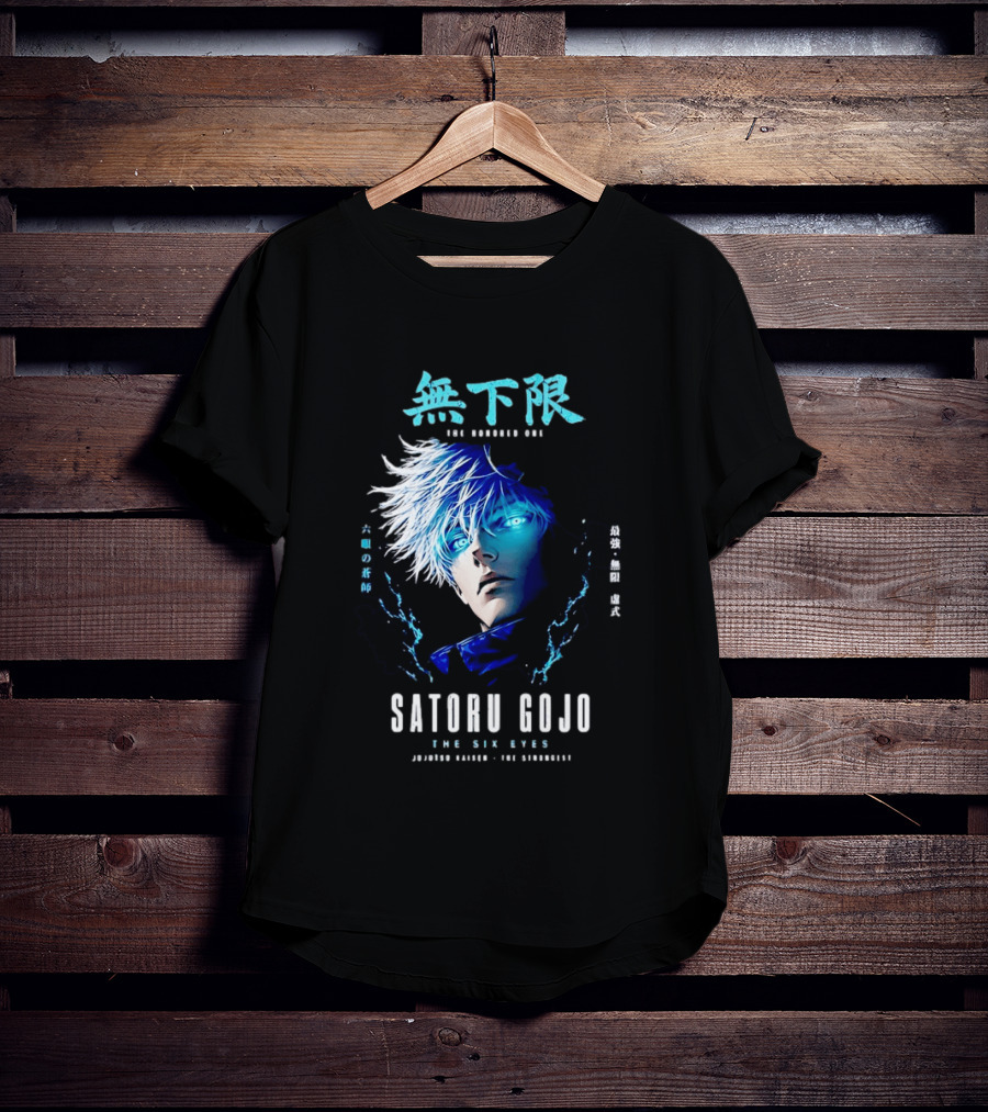 Satoru Gojo The Six Eyes Jujutsu Kaisen The Honored One T-Shirt