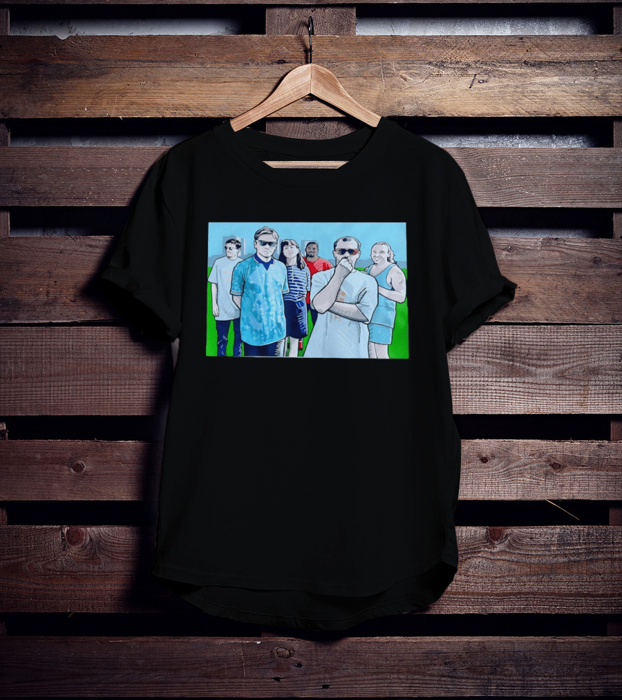 The Office Cast Illustrated Group Scene T-Shirt