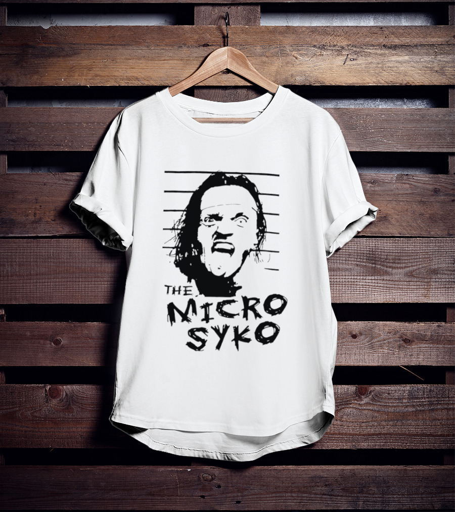 John Weena Wearing The Micro Syko Iconic Face T-Shirt