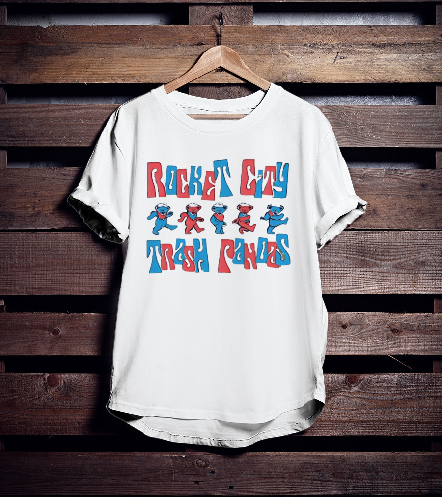 Rocket City Trash Pandas Grateful Dead Dancing Bears T-Shirt
