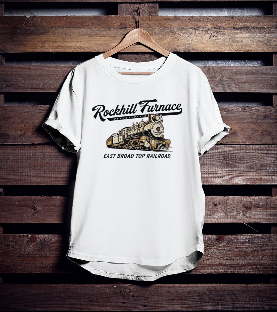 Rockhill Furnace Pennsylvania East Broad Top Railroad Steam Train 12 T-Shirt