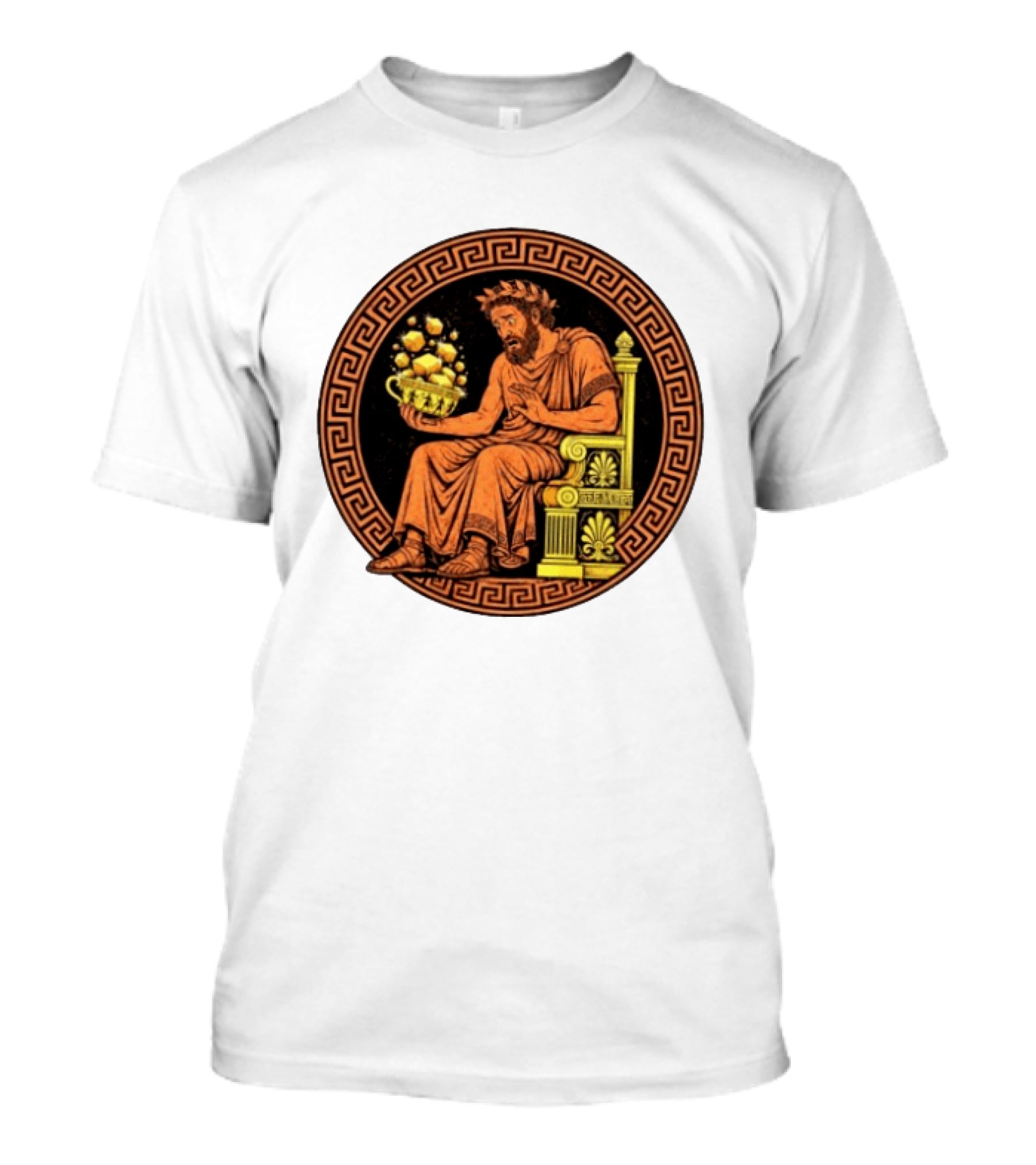 King Midas Ancient Greek Mythology Gold Transformative Touch T-Shirt