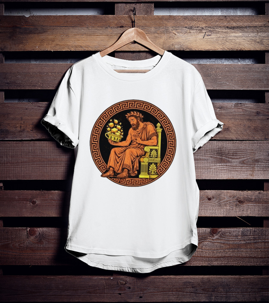 King Midas Ancient Greek Mythology Gold Transformative Touch T-Shirt