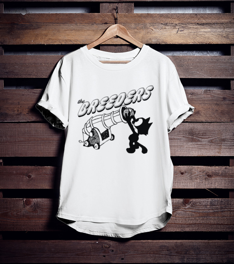 The Breeders Felix The Cat Cannon Alternative Rock T-Shirt