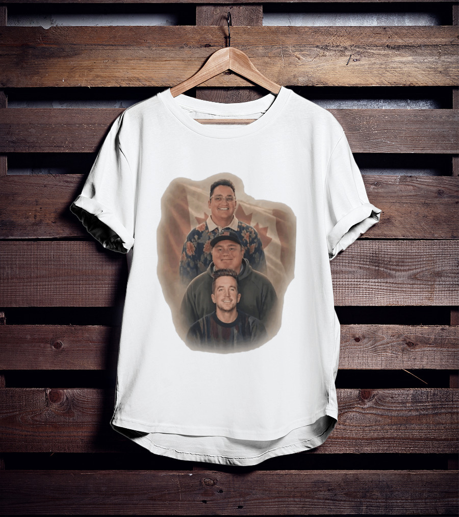 The Nelk Boys Kyle Forgeard SteveWillDoIt Canadian Flag T-Shirt