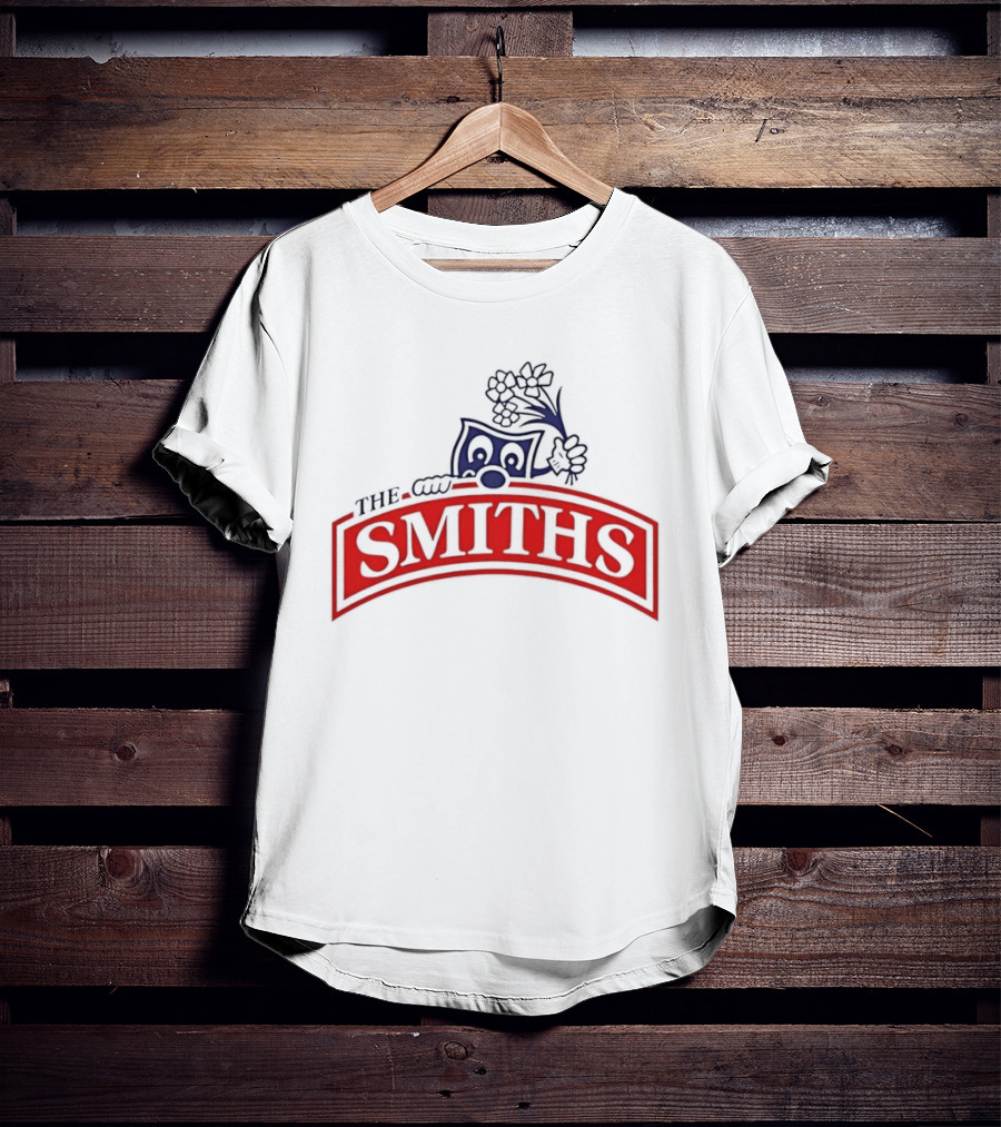 The Smiths Band Indie Rock Morrissey Sneaky Pete Peeking Lilac Daisies T-Shirt