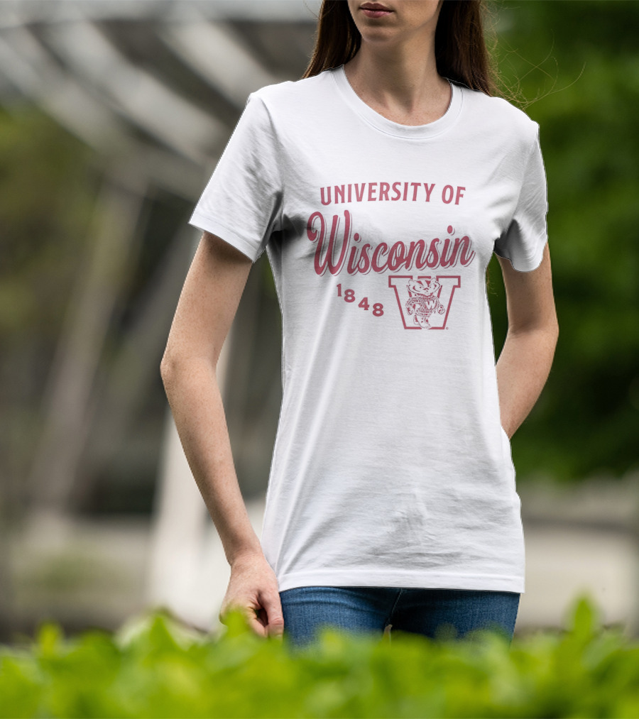 University Of Wisconsin 1848 Badger W T-Shirt