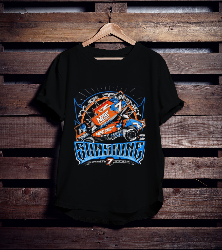 NOS Energy Drink Sprint Car Racing Tyler Courtney Sunshine Indianapolis Indiana T-Shirt